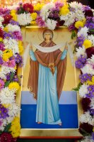 "...нас бо ради молит Богородица Превечнаго Бога"