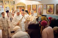 Божественная литургия в день памяти прав. воина Федора Ушакова