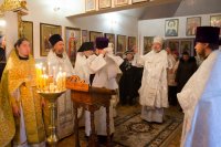 Божественная литургия в день памяти прав. воина Федора Ушакова