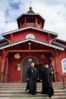 Рабочая поездка в храм прп. Серафима Саровского г.Жлобина