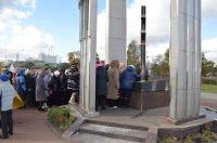 РЕЧИЦА. Молебен с чином благословения и освящения новосооруженнаго креста в часовне Преподобной Евфросинии Полоцкой