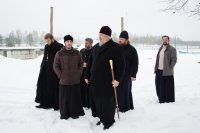 Рабочая поездка в строящийся храм прп. Николы Святоши а. г. Новая Гута