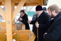 Рабочая поездка в строящийся храм прп. Николы Святоши а. г. Новая Гута