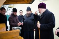 Рабочая поездка в строящийся храм прп. Николы Святоши а. г. Новая Гута