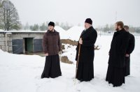 Рабочая поездка в строящийся храм прп. Николы Святоши а. г. Новая Гута