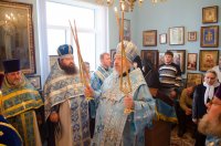 Божественная литургия в праздник иконы Божией Матери "Спорительница хлебов"