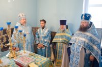 Божественная литургия в праздник иконы Божией Матери "Спорительница хлебов"