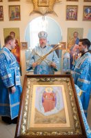 Божественная литургия в праздник иконы Божией Матери "Спорительница хлебов"