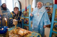 Божественная литургия в праздник иконы Божией Матери "Спорительница хлебов"