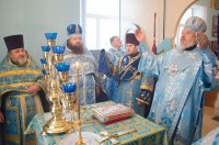 Божественная литургия в праздник иконы Божией Матери "Спорительница хлебов"