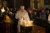Вечернее богослужение в канун Димитриевской родительской субботы