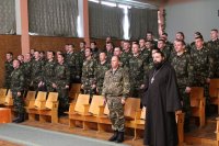 Торжественный митинг, посвященный увольнению в запас военнослужащих срочной службы органов пограничной службы