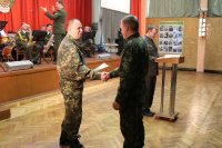 Торжественный митинг, посвященный увольнению в запас военнослужащих срочной службы органов пограничной службы