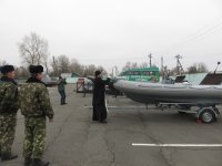 Освящение пограничных катеров