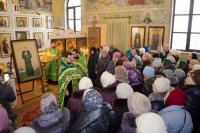 В храм Преображения Господня г.Гомеля принесен ковчег с частицей мощей блж.Матроны 