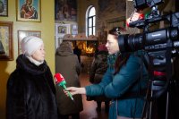 В храм Преображения Господня г.Гомеля принесен ковчег с частицей мощей блж.Матроны 