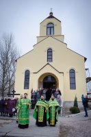 В храм Преображения Господня г.Гомеля принесен ковчег с частицей мощей блж.Матроны 