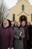 В храм Преображения Господня г.Гомеля принесен ковчег с частицей мощей блж.Матроны 