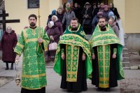 В храм Преображения Господня г.Гомеля принесен ковчег с частицей мощей блж.Матроны 