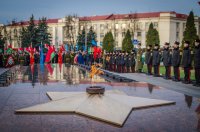 Преосвященнейший Стефан принял участие в митинге, посвященном 73-й годовщине освобождения г. Гомеля от немецко-фашистских захватчиков Преосвященнейший Стефан принял участие в митинге, посвященном 73-й годовщине освобождения г. Гомеля от немецко-фашистских захватчиков