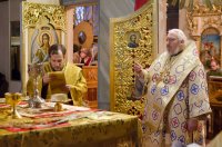 Божественная литургия в предпразднство Введения во храм Пресвятой Богородицы Божественная литургия в предпразднство Введения во храм Пресвятой Богородицы