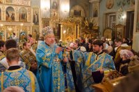 Всенощное бдение в канун праздника Введения во храм Пресвятой Богородицы