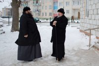 Рабочая поездка в строящиеся храмы Гомельской епархии