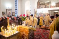 Божественная литургия в день памяти св. блг. кн. Александра Невского