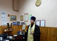 СВЕТЛОГОРСК. Встреча сотрудников отдела ГАИ Светлогорского РОВД со священнослужителем