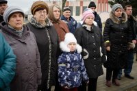 Освящение куполов и крестов в а.г. Лучин