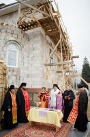 Освящение куполов и крестов в а.г. Лучин