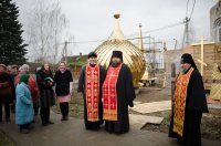 Освящение куполов и крестов в а.г. Лучин