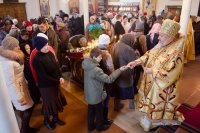 Божественная литургия в храме свт. Николая Чудотворца г.п. Василевичи