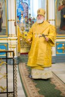 В ДЕНЬ ПАМЯТИ АПОСТОЛА АНДРЕЯ ПЕРВОЗВАННОГО В СВЯТО-ДУХОВОМ КАФЕДРАЛЬНОМ СОБОРЕ ГОРОДА МИНСКА СОСТОЯЛОСЬ СОБОРНОЕ АРХИЕРЕЙСКОЕ БОГОСЛУЖЕНИЕ