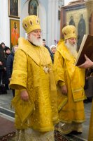 В ДЕНЬ ПАМЯТИ АПОСТОЛА АНДРЕЯ ПЕРВОЗВАННОГО В СВЯТО-ДУХОВОМ КАФЕДРАЛЬНОМ СОБОРЕ ГОРОДА МИНСКА СОСТОЯЛОСЬ СОБОРНОЕ АРХИЕРЕЙСКОЕ БОГОСЛУЖЕНИЕ