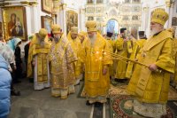 В ДЕНЬ ПАМЯТИ АПОСТОЛА АНДРЕЯ ПЕРВОЗВАННОГО В СВЯТО-ДУХОВОМ КАФЕДРАЛЬНОМ СОБОРЕ ГОРОДА МИНСКА СОСТОЯЛОСЬ СОБОРНОЕ АРХИЕРЕЙСКОЕ БОГОСЛУЖЕНИЕ