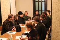 Заседание коллегии отдела по взаимодействию Гомельской епархии  с Вооруженными  Силами и правоохранительными органами