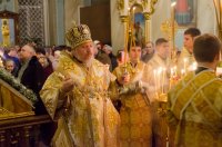 Всенощное бдение в канун Недели 26-й по Пятидесятнице, дня памяти прп. Саввы Освященного