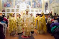 Божественная литургия в день памяти свт. Амвросия епископа Медиоланского