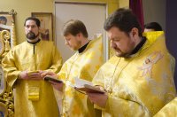 Божественная литургия в день памяти свт. Амвросия епископа Медиоланского