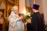 Божественная литургия в праздник иконы Божией Матери "Нечаянная Радость"