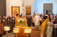 Божественная литургия в праздник иконы Божией Матери "Нечаянная Радость"