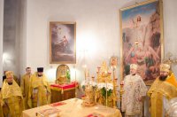 Божественная литургия в праздник иконы Божией Матери "Нечаянная Радость"