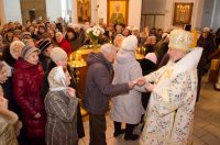 Божественная литургия в праздник иконы Божией Матери "Нечаянная Радость"