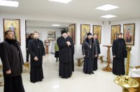 Рабочая поездка в строящийся храм свт. Кирилла Туровского г. Светлогорска