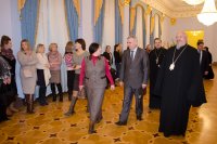 Преосвященный Стефан принял участие в открытии выставочного проекта «Зимние праздники»