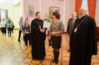 Преосвященный Стефан принял участие в открытии выставочного проекта «Зимние праздники»