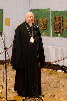 Преосвященный Стефан принял участие в открытии выставочного проекта «Зимние праздники»