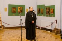 Преосвященный Стефан принял участие в открытии выставочного проекта «Зимние праздники»