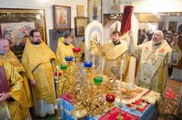 Божественная литургия в день памяти свт. Спиридона Тримифунтского